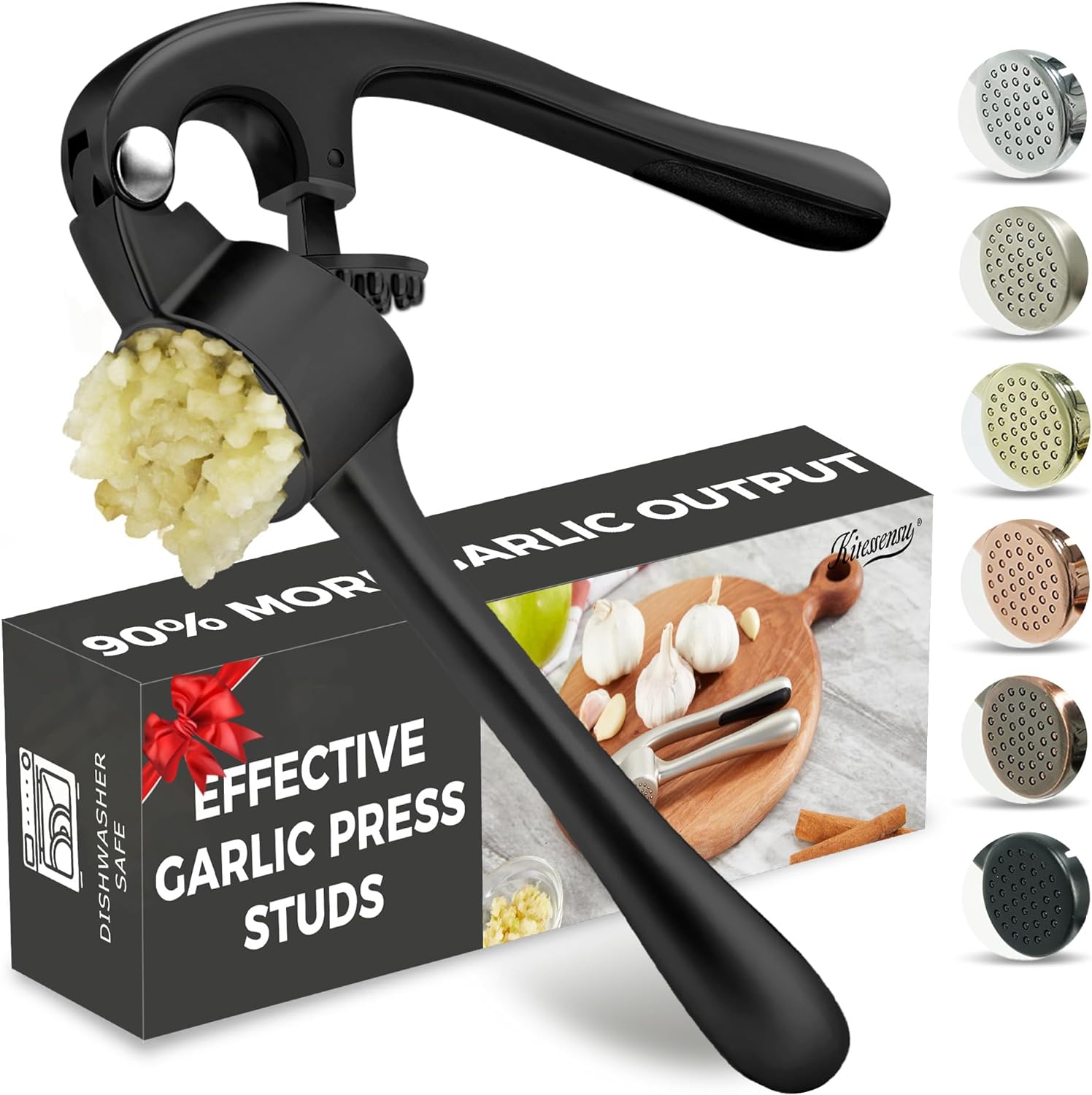 Garlic Press With Studs, Garlic Mincer, Ginger Crusher, Garlic Crusher Garlic Press With Studs, Garlic Mincer, Ginger Crusher, Garlic Crusher